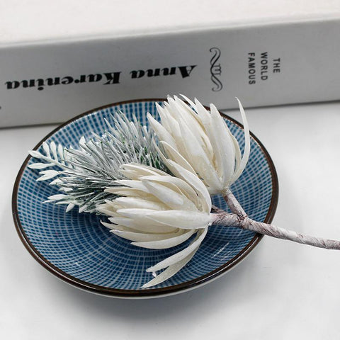Artificial Flower Pine DIY Scrapbooking Decorative-HA00753-Veeddydropshipping