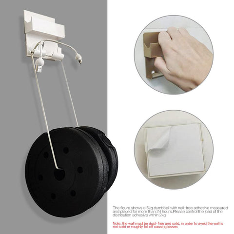 Paste Style Mobile Phone Charging Holder Bracket For IPhone Keyring Wall Mount-PA00533-Veeddydropshipping