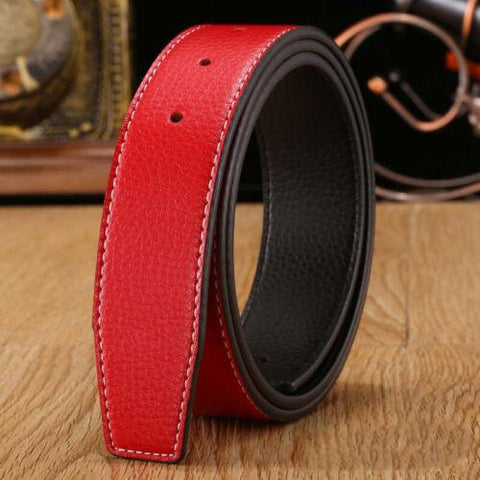 Belt Strap Genuine Leather FOR H Buckle Luxury-MF00741