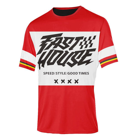 2023 Racing Men Short Sleeves Motocross Clothing Breathable Off Road DH Bicycle -OS01202-Veeddydropshipping