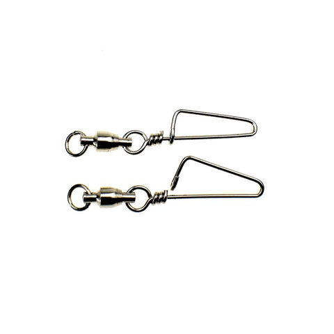 10pcs Stainless Steel Ball Bearing Fishing Swivels Snap Rolling Sea Fishing Swivels-OS00452-Veeddydropshipping