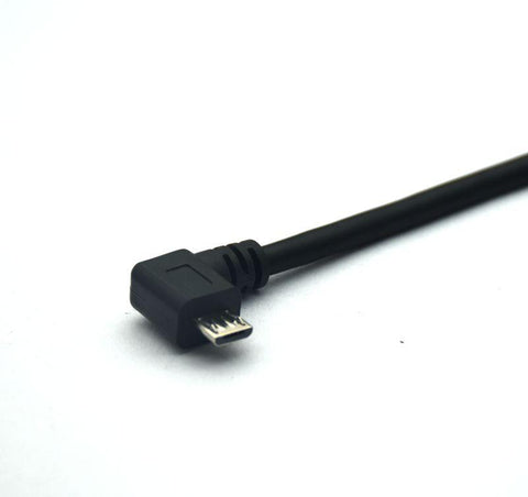90 Degree Left Angled Micro USB 5pin otg Cable Male to USB B Female Panel Mount Type -CE00145-Veeddydropshipping