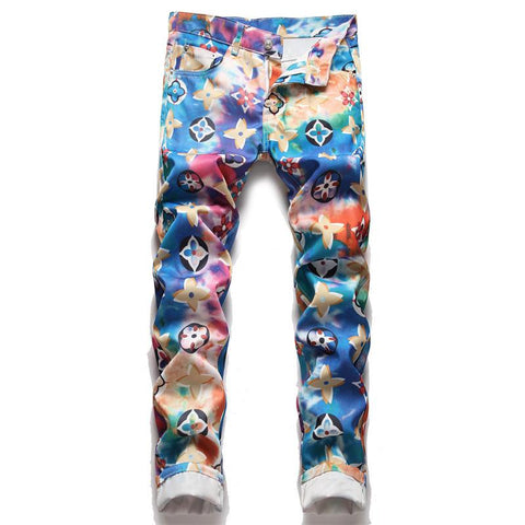 Pencil Jeans Hip Hop Jogging Denim Pants Fashion-MF00477-Veeddydropshipping