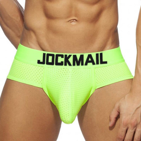 men underwear polyester fiber mesh boxer briefs sports breathable-MF01679-Veeddydropshipping