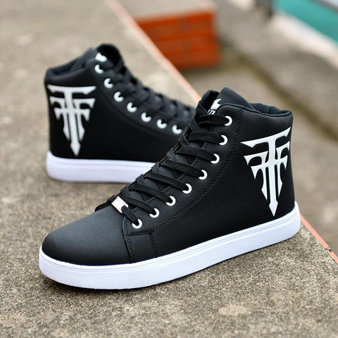 Male Comfortable High Top Shoes Men Autumn Spring-BS01373-Veeddydropshipping