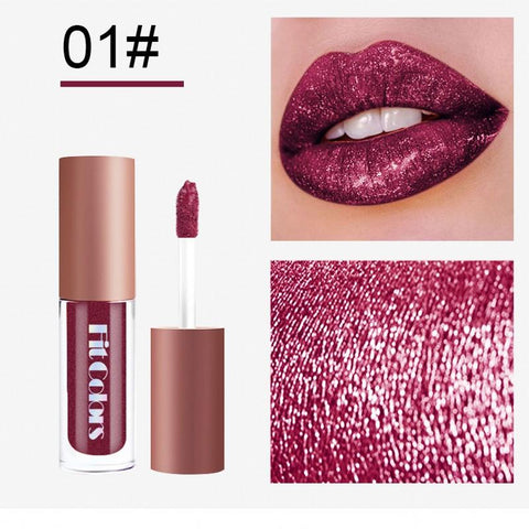 No-stick Cup Lip Gloss Pearly Glitter-BH00655-Veeddydropshipping