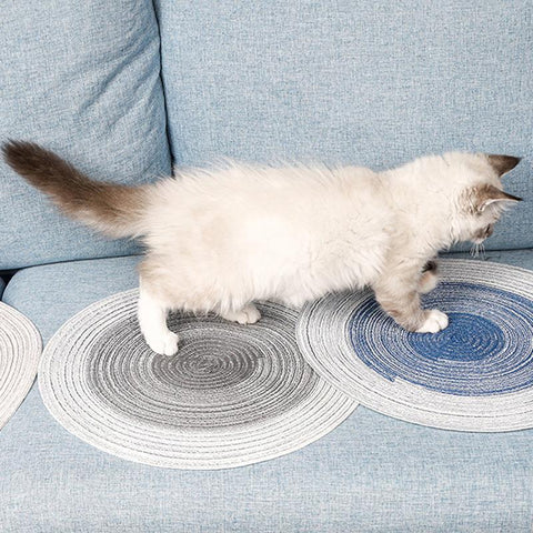 Hand-crafted Ramie Mat For Cats-HA01446-Veeddydropshipping