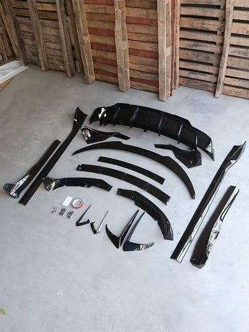 For Tesla Model Y 3 2016-2022 Body Kit Carbon Fiber Rear Diffuser Spoiler-AM00096-Veeddydropshipping