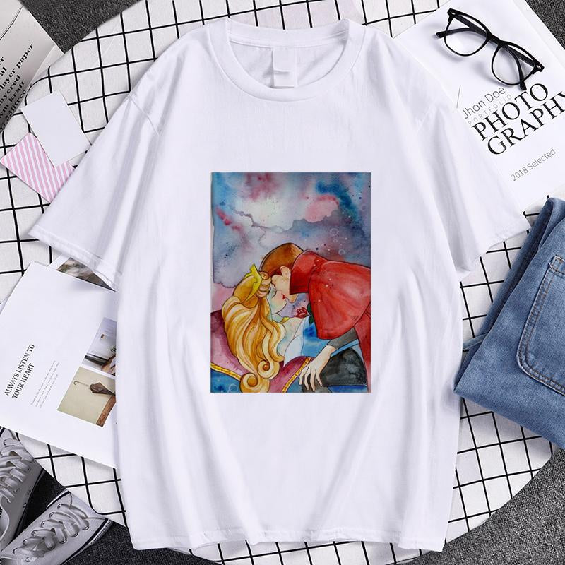 Clothing 2023 Kawaii Women's Fun Summer T-shirt Unisex Men's T-shirt-Veeddydropshipping