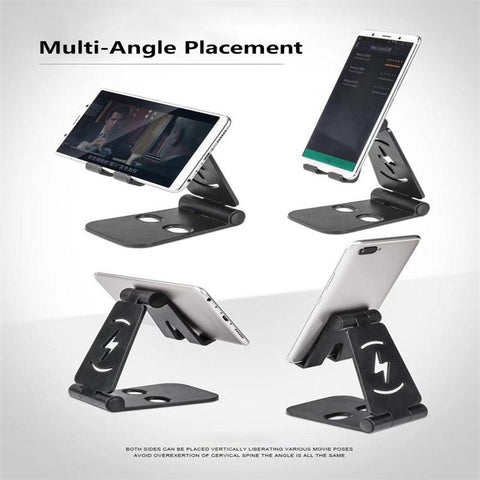 Universal Mobile Phone Holder With Charging Space Tablet Holder For IPad IPhone-PA00543-Veeddydropshipping