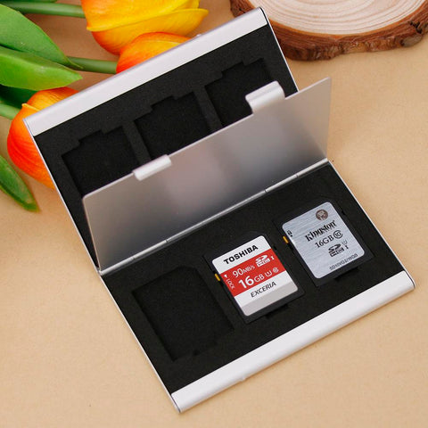Storage Box Camera 6 Case for SD MMC TF Memory Card Storage-BS00585-Veeddydropshipping