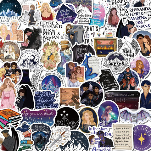 10/50PCS Acotar Fashion Stickers Vintage For DIY Kids Notebook-TB01629-Veeddydropshipping