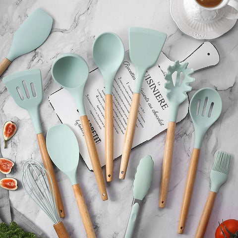 Non-stick Silicone Kitchenware Cooking Utensils Set-HA01943-Veeddydropshipping