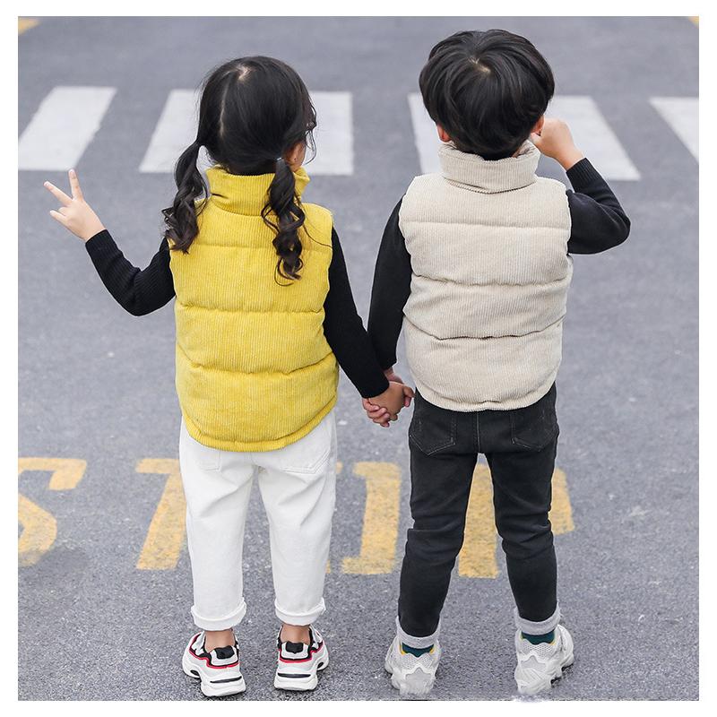 Children Vests Girls Boys Kids Corduroy Jackets-Veeddydropshipping