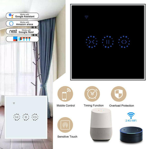 Smart Curtain Switch WiFi Voice Curtain Roller Remote Control-TI01072-Veeddydropshipping