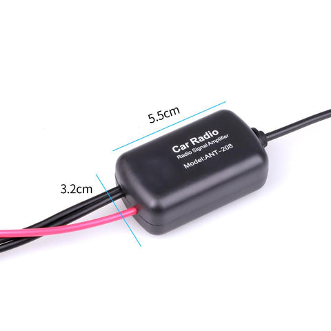 12V Car Radio Antenna FM/AM Radio Signal Amplifier Booster Car Antenna -CE00834-Veeddydropshipping