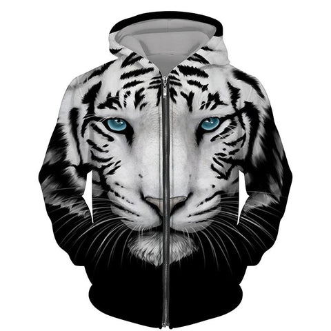 Printed Hooded Sweatshirt Sport Coat Pullover Fashion-MF00330-Veeddydropshipping