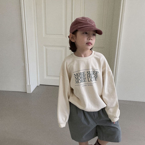 2022 Autumn New Children Sport Long Sleeve T-shirt Boy Baby Simple Letter-TB00932-Veeddydropshipping