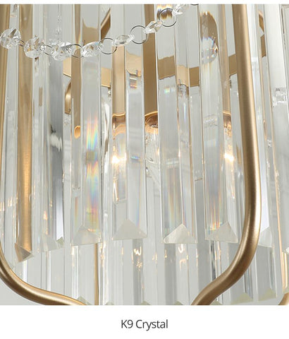 Modern Crystal Ceiling Chandelier LED Light Fixture-TI00272-Veeddydropshipping