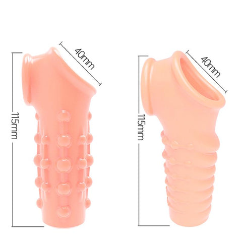 Cock Ring Penis Sleeve Penis Enlargement Granule Clitoris G-spot Stimulate -BH01169-Veeddydropshipping