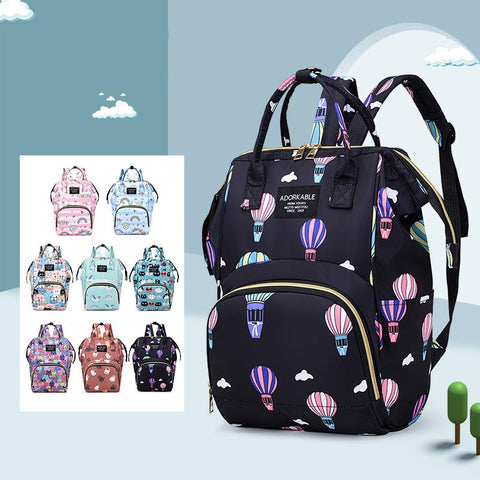 Diaper Bag Backpack Maternity Bag For Baby Fashion Large Capacity-TB00252-Veeddydropshipping