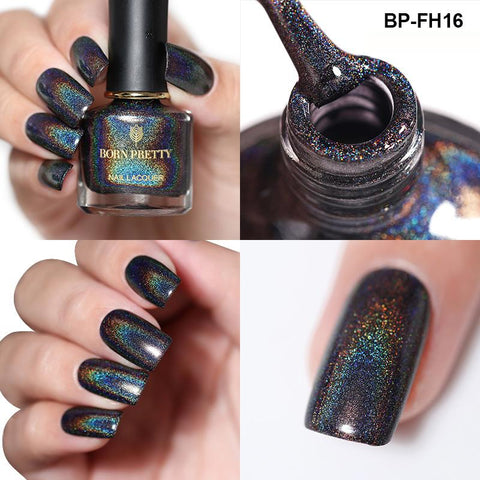 Holographic Nail Polish Rainbow Polish 6ml Laser Varnish Shining -BH01013-Veeddydropshipping