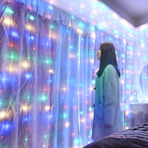 3M USB LED Curtains Festoon Led Light Garlands Christmas Lights Ramadan-TI00918-Veeddydropshipping