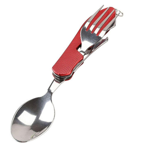 Stainless Steel Bottle Opener 4 In 1 Foldable Tablespoon-OS01254-Veeddydropshipping