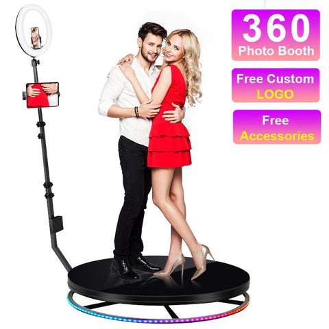 360 Photo Booth Automatic Rotating Video Turntable Panoramic Shooting Plataforma -CE00285-Veeddydropshipping