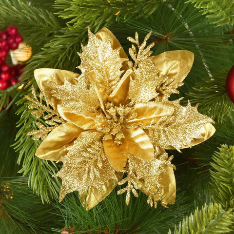 Christmas Flower Artificial Dlower Wreath Accessories-HA00649-Veeddydropshipping
