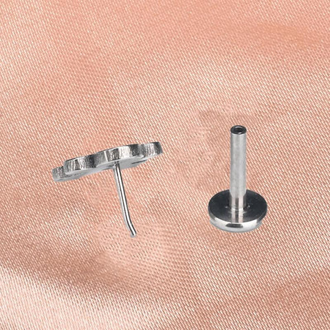 Titanium Nail Earrings Internal Thread Lip Earrings  Body Jewelry-JW01357-Veeddydropshipping