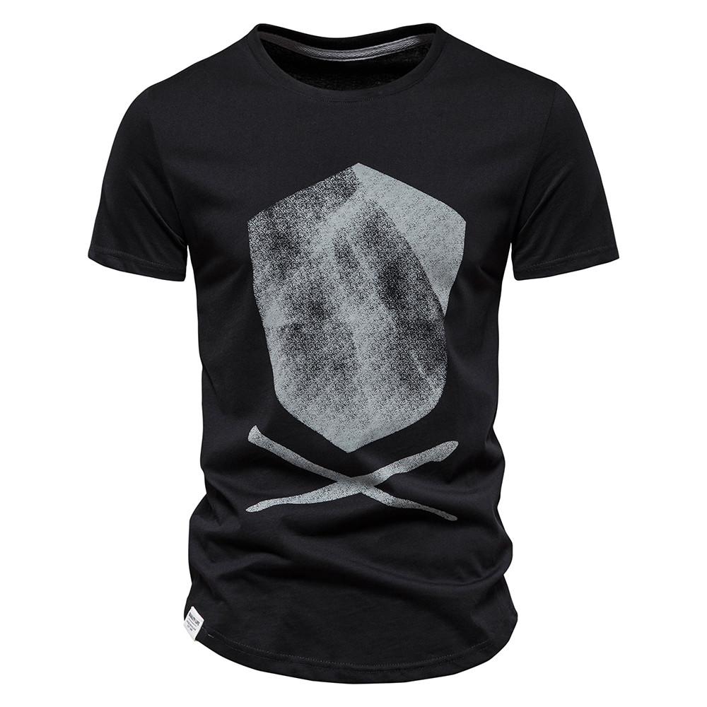 O-neck top T-shirt casual street clothing fashion printed men's T-shirt-Veeddydropshipping