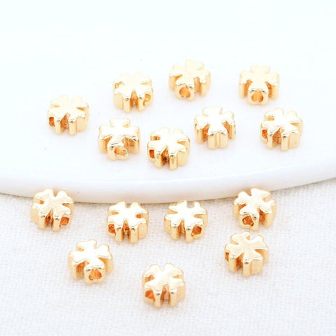 Plated Brass Round Square Cross Flowers Jewelry Making Supplies Diy -JW01595-Veeddydropshipping