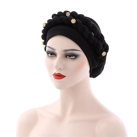 Handmade New African Cap Nigerian Wedding-WF01498-Veeddydropshipping