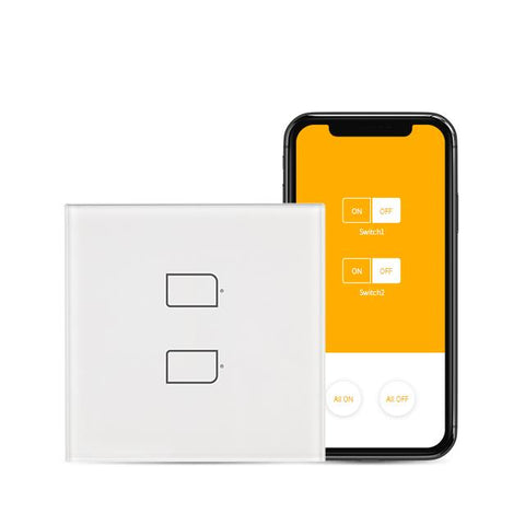 Bestcon TC2S RF433 Smart Wall Light Touch Switch works with Alexa, Google home-CE00749-Veeddydropshipping