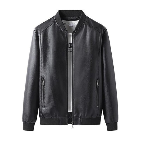 Leather Jacket Coat Men Autumn Fashion Biker Vintage-MF01398-Veeddydropshipping