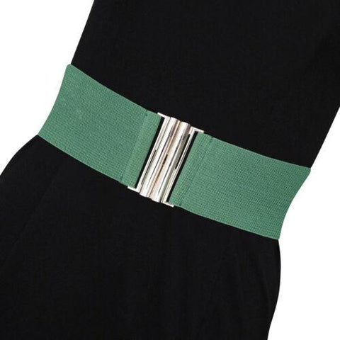 Elasticated Belt Wide Ladies Waist Cincher-WF01060-Veeddydropshipping