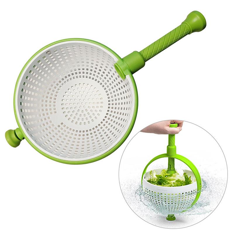 Collapsible Salad Spinner Vegetable Fruit Drainer-HA01341-Veeddydropshipping