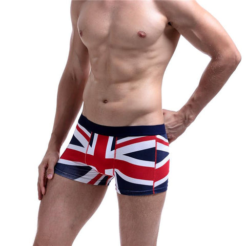 Cotton Underwear Boxers Man Intimates Boxer British Style mens-MF01483-Veeddydropshipping