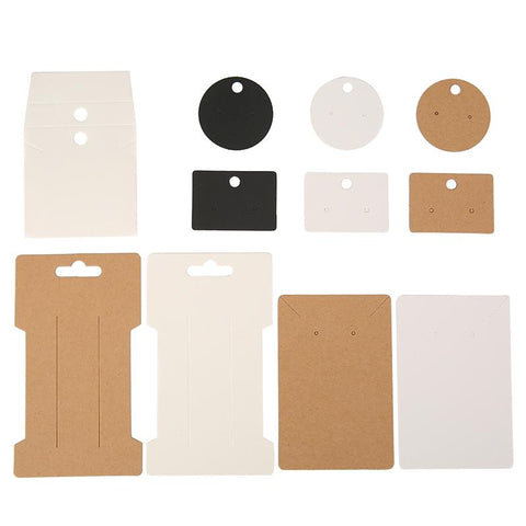 Cards Holder Paper Hairpin Necklace Display Cards Cardboard -JW01689-Veeddydropshipping