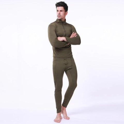 New Thermal Underwear Sets Men Compression Fleece Sweat-MF01534-Veeddydropshipping