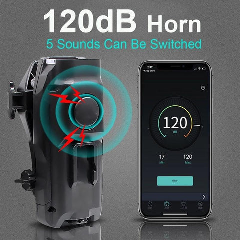 Bicycle Light Mobile Phone Holder USB Rechargeable 4 in 1 Bike Horn 4000MAh Power Bank Headlight-PA00512-Veeddydropshipping