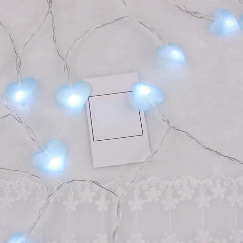 10/20leds LED Love String Lights Pink Purple Blue Christmas Wedding Birthday-TI00926-Veeddydropshipping