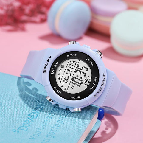 Fashion Sports Digital  Silicone Strap Electronic Watches Waterproof -JW01146-Veeddydropshipping
