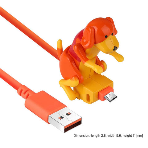 Funny Humping Dog Fast Charger Cable Data Cable For iPhone IOS/Android Mobile Phone -CE00170-Veeddydropshipping