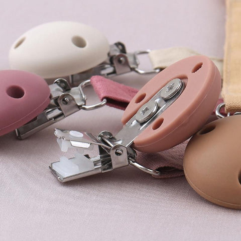 BPA Free Silicone Baby Pacifier Clips Newborn Silicone Soother Clip-TB00737-Veeddydropshipping