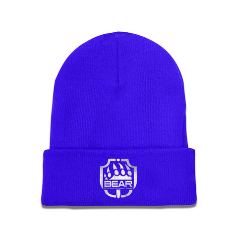 Beanies Caps Bear Knitted Winter Warm Bonnet-MF00959-Veeddydropshipping