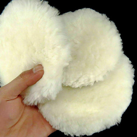 3Pcs 7inch Wool Polishing Pad Bonnet Buffing Wheel Pad Waxing-AM00451-Veeddydropshipping