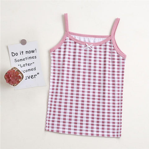 Summer Girls Tank Tops Cartoon Print Cotton Vest Clothes-Veeddydropshipping