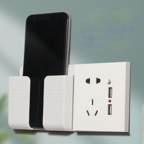 Multifunction Mobile Phone Charging Holder Bracket Wall Mount Stand Adhesive Durable-PA00541-Veeddydropshipping